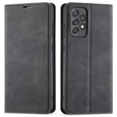 FORWENW - FORWENW Fantasy Series Pl&aring;nboksfodral i Konstl&auml;der Svart Samsung Galaxy A53 5G