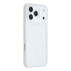 A-One Brand - iPhone 17 Pro Max Mobilskal MagSafe med Glitter Lins Frame - Clear