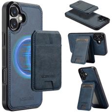 LC.imeeke - LC.IMEEKE L3 iPhone 16 Plus Fodral KonstL&auml;der - Bl&aring;