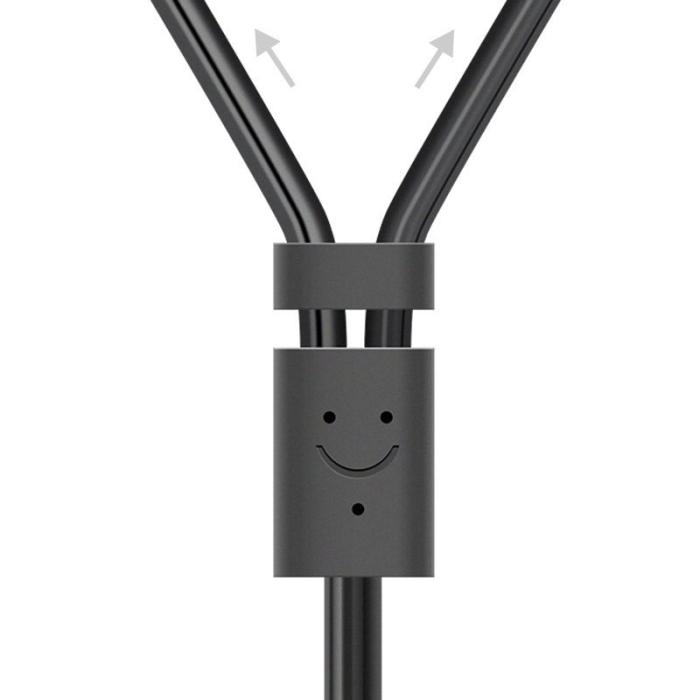 Ugreen - Ugreen 3.5 mm mini jack - 2RCA Audio Kabel 25 cm - Grå