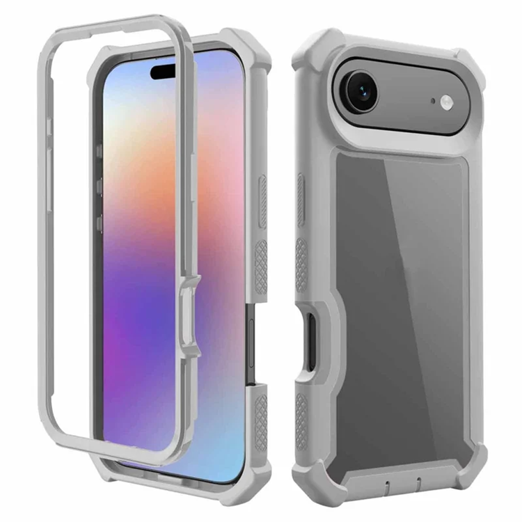 iPhone 17 Air Mobilskal TPU + PC Shockproof - Grå | 2353 | AlltMobil