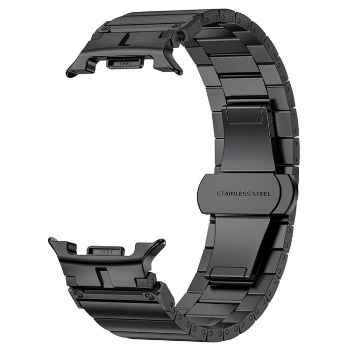 A-One Brand - Galaxy Watch 8/8 Classic (40/44/46mm) Armband Stainless Steel - Svart