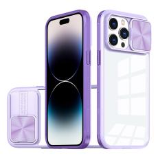 OEM - iPhone 14 Pro Skal Camera Slider - Lila