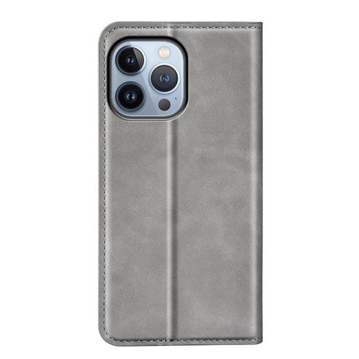 OEM - Folio iPhone 14 Pro Max Plånboksfodral - Grå