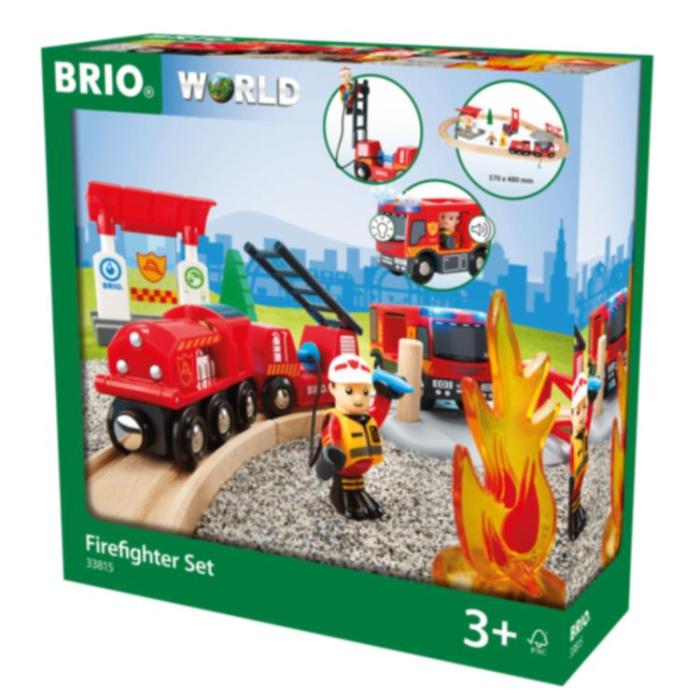 Brio - BRIO Tågset med brandmanstema 33815