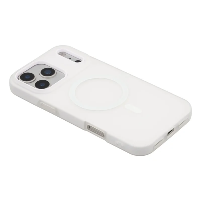 A-One Brand - iPhone 17 Pro Mobilskal Magsafe Frosted - Vit