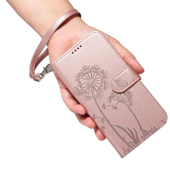 OEM - Samsung Galaxy S26 Ultra Fodral Äkta Läder Dandelion - Roséguld