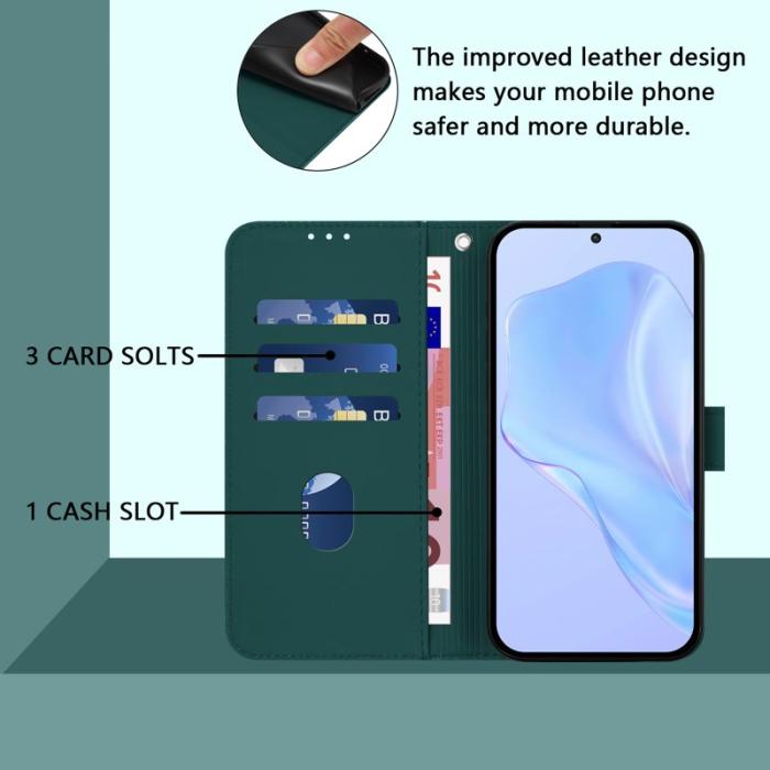 OEM - Samsung Galaxy S26 Ultra Fodral Konstläder - Mörkgrön