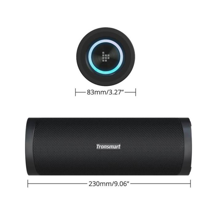 Tronsmart - Tronsmart T6 Pro 45W Bluetooth 5.0 Trådlös Högtalare LED - Svart