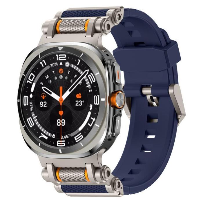 Boom of Sweden - Galaxy Watch Ultra (47mm) Armband Rotation Axis Silikon - Blå