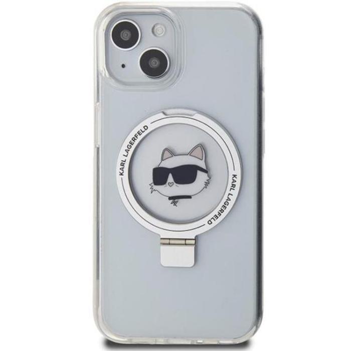 KARL LAGERFELD - KARL LAGERFELD iPhone 15 Mobilskal MagSafe Ringställ
