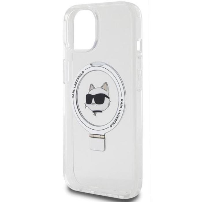 KARL LAGERFELD - KARL LAGERFELD iPhone 15 Mobilskal MagSafe Ringställ