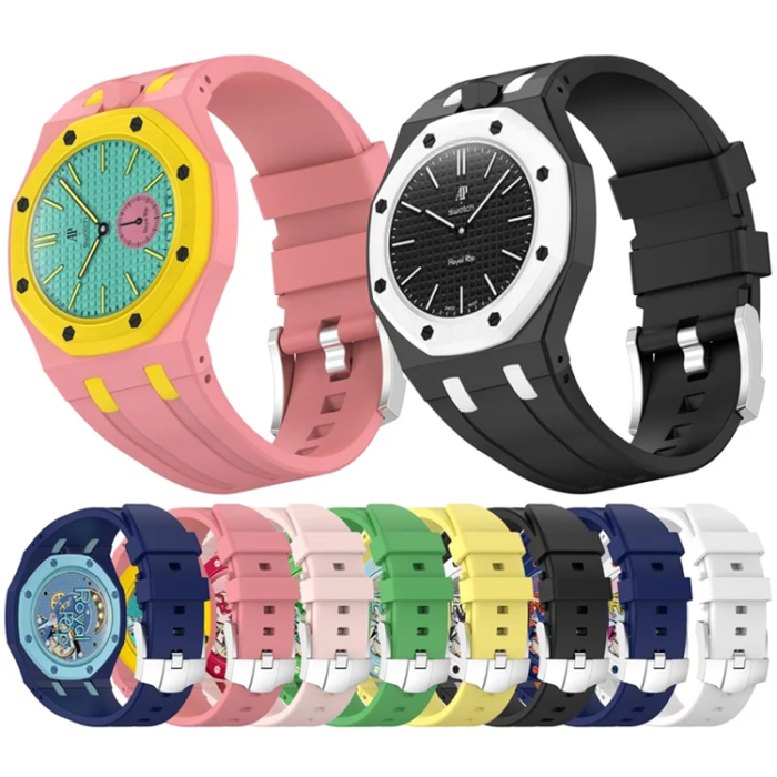 A-One Brand - Swatch Royal Pop Silikonarmband - Vit