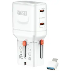 4smarts - 4smarts Reseladdare 65W Nomad Pocket - Vit