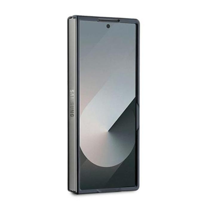 Guess - Guess Galaxy Z Fold 6 Mobilskal Läder 4G Metal Logo - Rosa