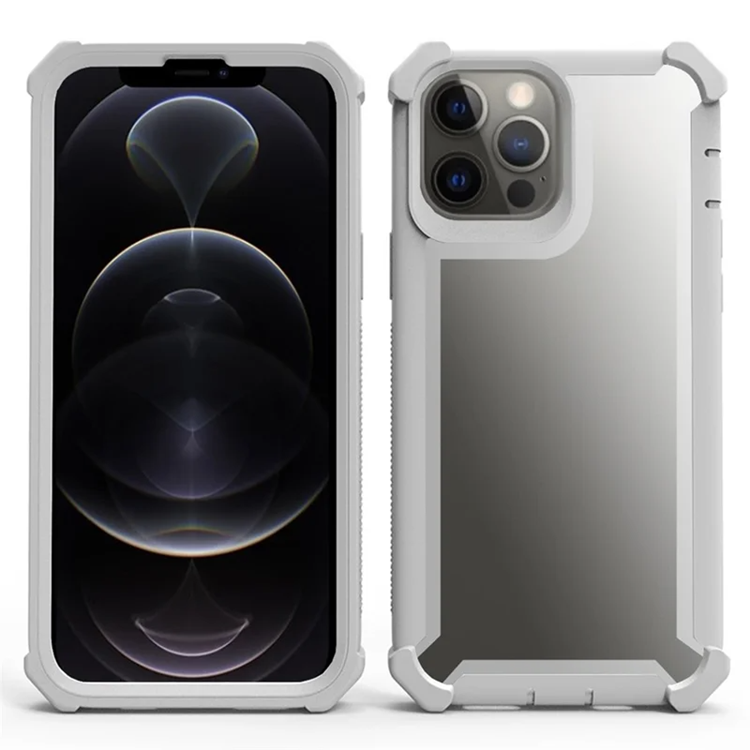 iPhone 15 Pro Max Mobilskal TPU + PC Shockproof - Grå | 2353 | AlltMobil