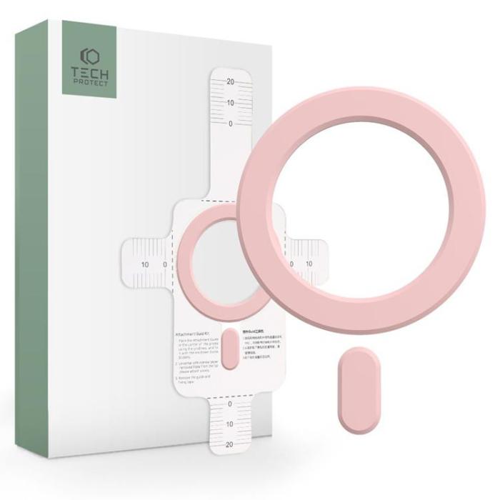 Tech-Protect - Tech-Protect Magsafe Magnetic Ring Universal - Rosa