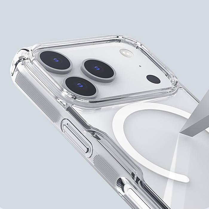 Nillkin - Nillkin iPhone 17 Pro Mobilskal MagSafe Nature TPU Pro - Vit