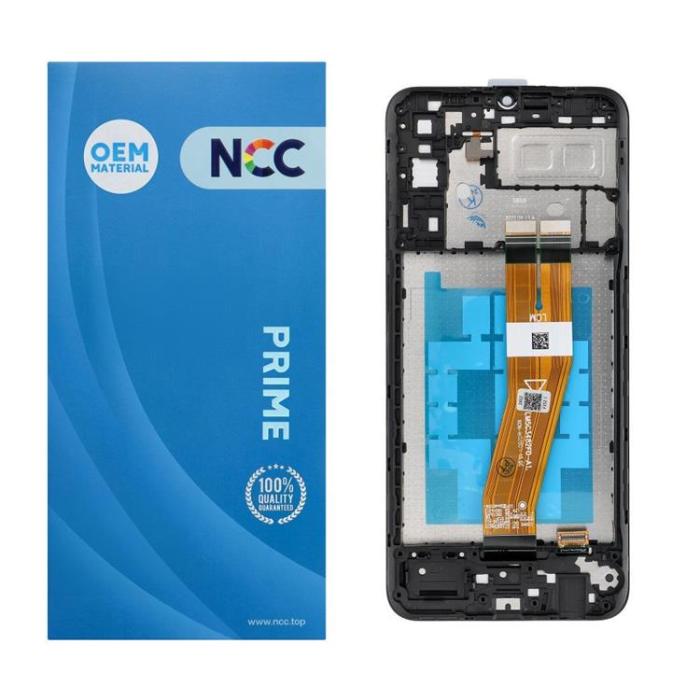 SpareParts - Galaxy A04E Skärm med LCD-display A042 F/M NCC OEM