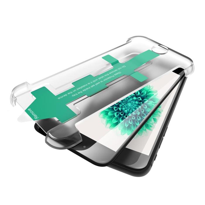 CoveredGear - CoveredGear Easy App Härdat Glas Skärmskydd till iPhone 6S/6 - Svart