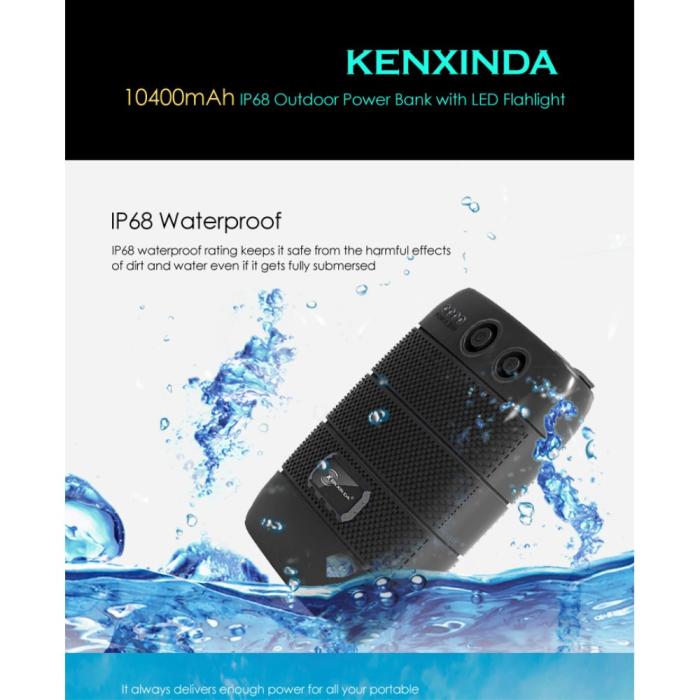 UTGATT5 - Kenxinda Tough Powerbank - 10400 mAH