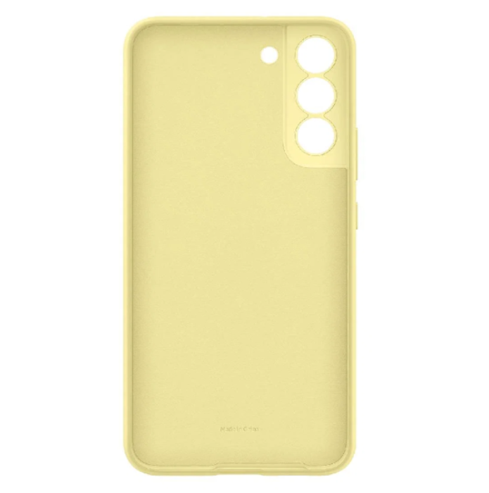 UTGATT1 - Samsung Galaxy S22 Mobilskal Silicone - Gul