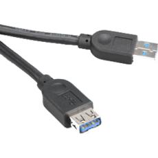 UTGATT - Akasa USB 3,0 kabel, Typ A hane - Typ A hona, 1,5m, svart