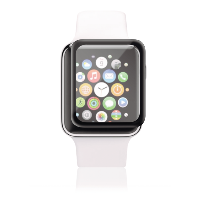 UTGATT1 - Panzer - Flexible Glass Apple Watch 4/5 44mm - Svart