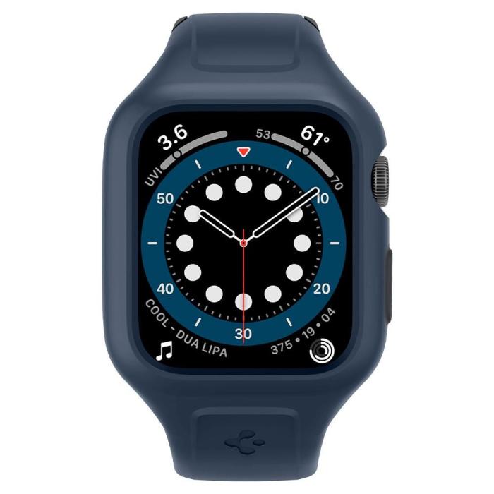 UTGATT1 - Spigen - Liquid Air Pro Apple Watch 4/5/6/Se (44mm) - Blå