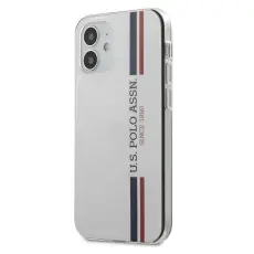 U.S. Polo Assn. - U.S. Polo Assn. Tricolor Pattern Collection iPhone 12 mini Vit