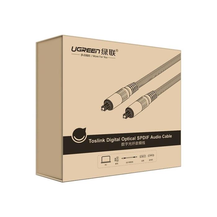Ugreen - UGreen Audio Optical Toslink/SPDIF 3m Kabel - Grå