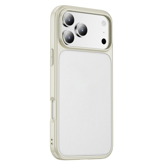 A-One Brand - iPhone 17 Pro Max Mobilskal Airbag Anti Drop TPU - Vit