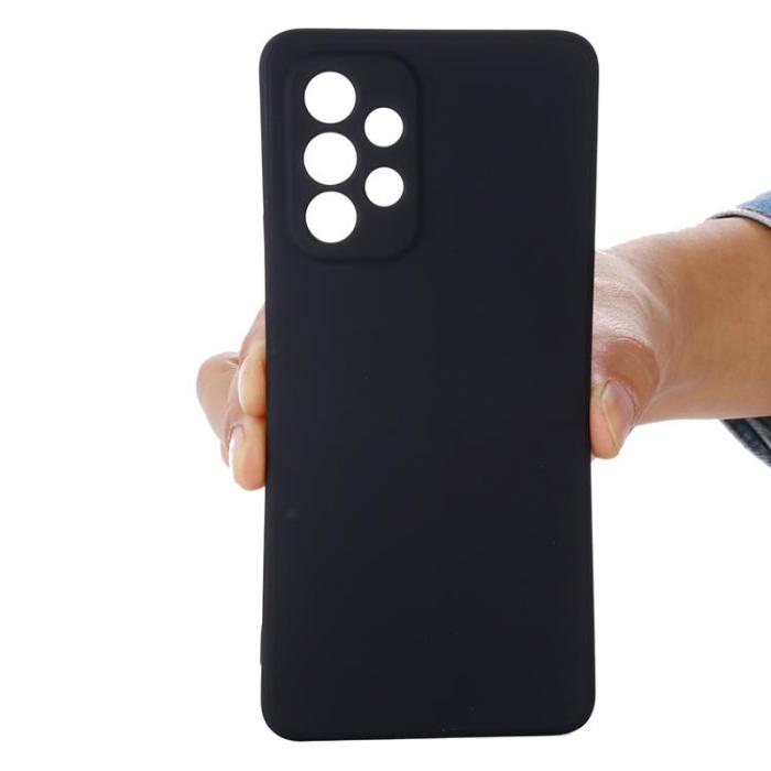 OEM - Galaxy A33 5G Skal Liquid Silicone - Svart