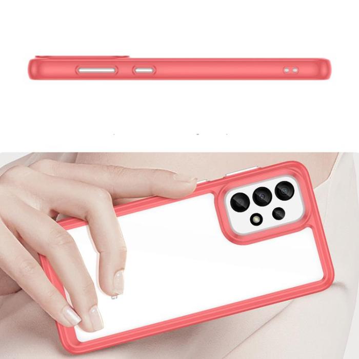 OEM - Galaxy A33 5G Skal Outer Space Flexible - Röd