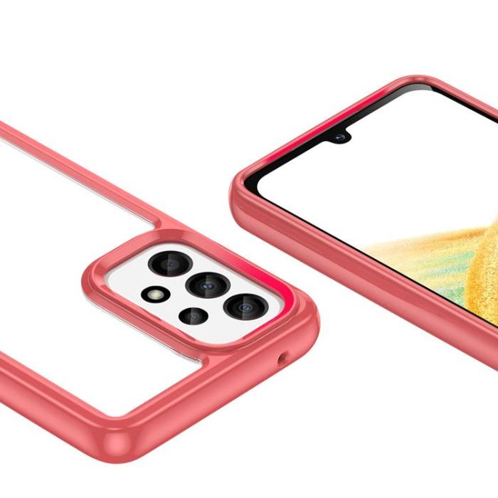OEM - Galaxy A33 5G Skal Outer Space Flexible - Röd