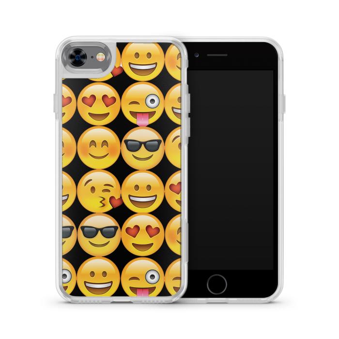 UTGATT5 - Fashion mobilskal till Apple iPhone 8 - Emoji - Smileys
