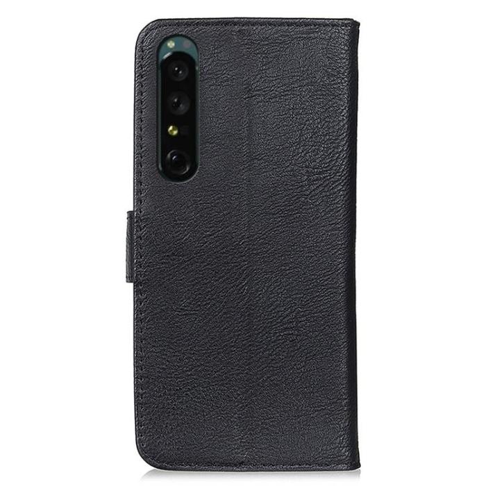 KHAZNEH - KHAZNEH Sony Xperia 10 IV Plånboksfodral Magnetic Flip - Svart