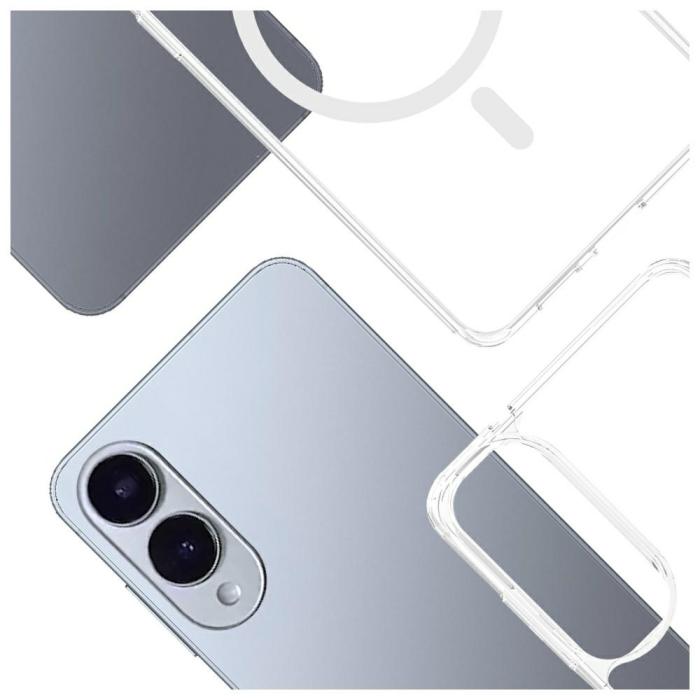 3MK - 3MK Galaxy S25 Edge Mobilskal MagSafe Armor - Clear