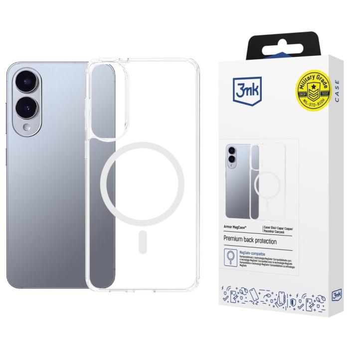 3MK - 3MK Galaxy S25 Edge Mobilskal MagSafe Armor - Clear