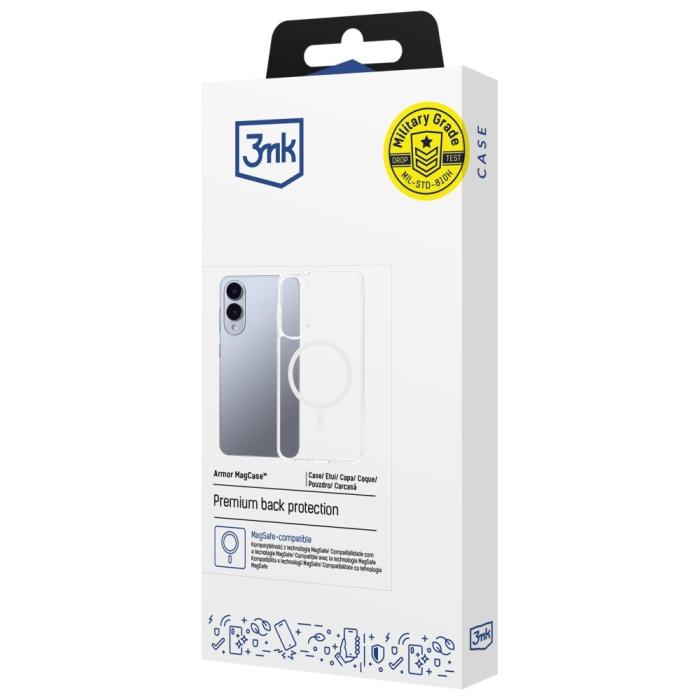3MK - 3MK Galaxy S25 Edge Mobilskal MagSafe Armor - Clear