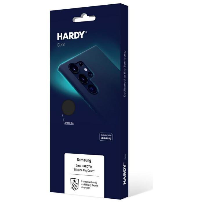 3MK - 3MK Galaxy S25 Edge Mobilskal MagSafe Hardy Silikon- Svart
