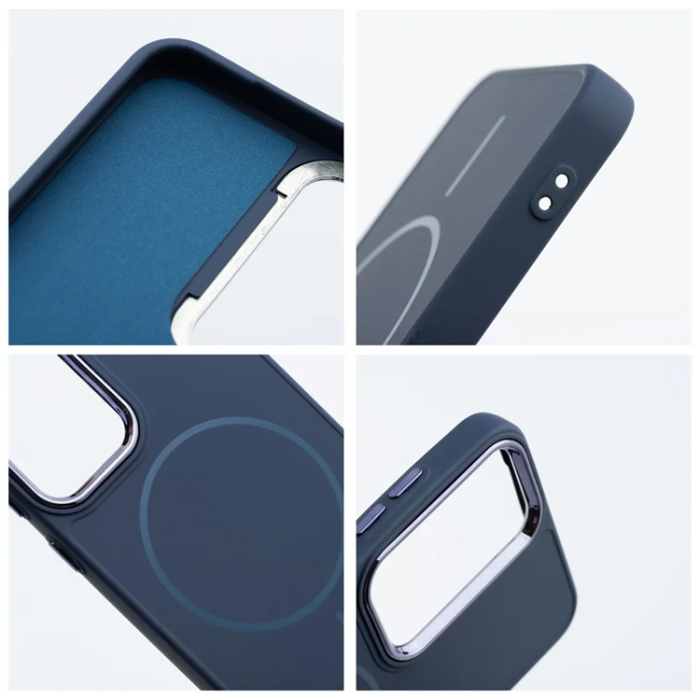 A-One Brand - Mobilskal För Galaxy S26 Ultra Magsafe Frame - Marinblå