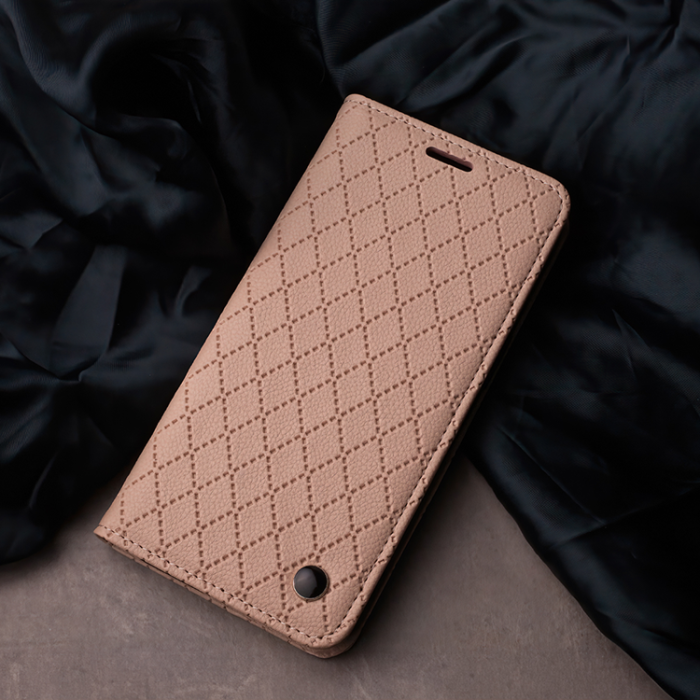 OEM - Xiaomi Redmi Note 14 4G Plånboksfodral Smart Caro - Beige