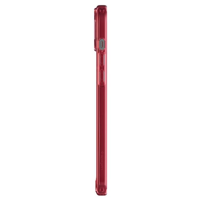 Spigen - Spigen iPhone 15 Plus Mobilskal Ultra Hybrid - Crystal Röd