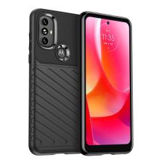 OEM - Thunder Flexible Armored Skal Motorola Moto G Power (2022) - Svart