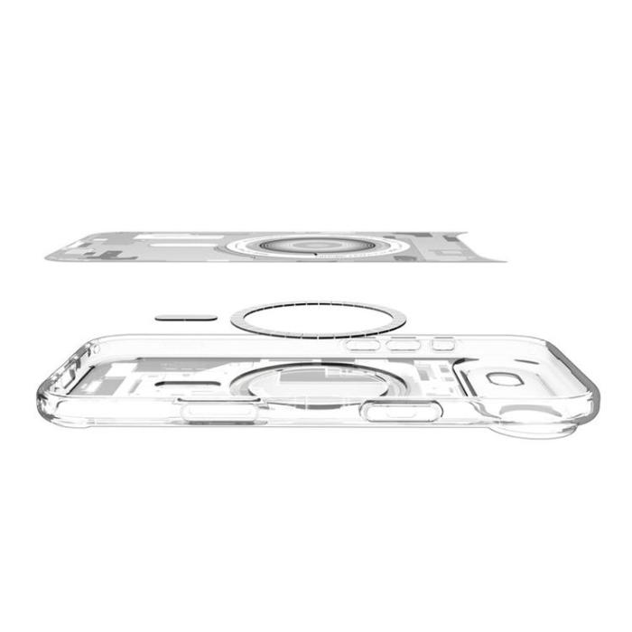 Spigen - Spigen iPhone Air Mobilskal Magsafe Ultra Hybrid - Vit Zero One
