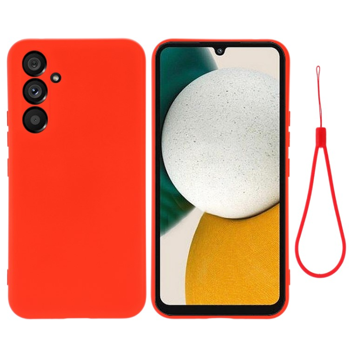 OEM - Galaxy A34 5G Mobilskal Liquid Silicone - Röd