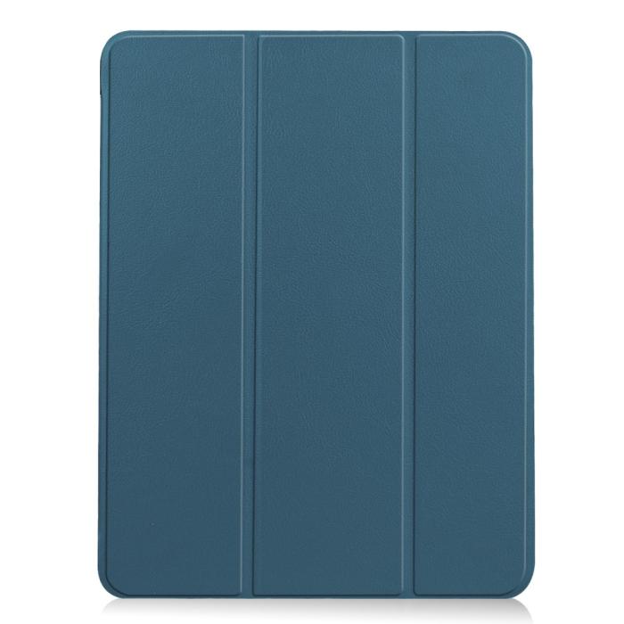 UTGATT1 - Fodral iPad Air 4 10.9 (2020) Litchi Skin - Petrolblå