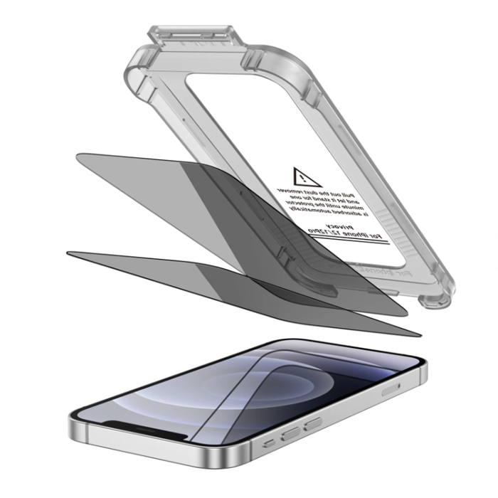 Tech-Protect - [2-PACK] Tech-Protect iPhone 12/12 Pro Härdat Glas Skärmskydd Privacy