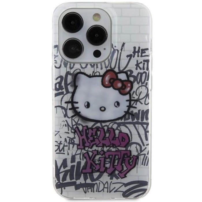 Hello Kitty - Hello Kitty iPhone 11/XR Mobilskal Bricks Graffiti - Vit